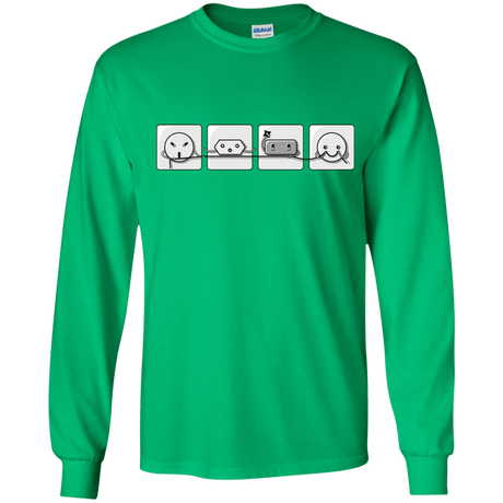 T-Shirts Irish Green / YS Power Struggle Youth Long Sleeve T-Shirt