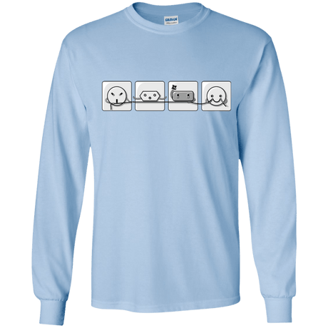 T-Shirts Light Blue / YS Power Struggle Youth Long Sleeve T-Shirt