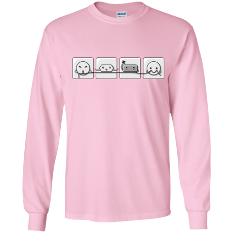 T-Shirts Light Pink / YS Power Struggle Youth Long Sleeve T-Shirt