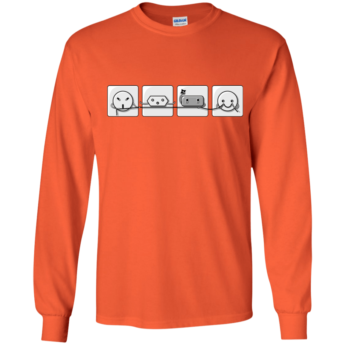 T-Shirts Orange / YS Power Struggle Youth Long Sleeve T-Shirt