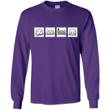 T-Shirts Purple / YS Power Struggle Youth Long Sleeve T-Shirt