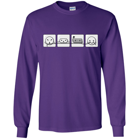 T-Shirts Purple / YS Power Struggle Youth Long Sleeve T-Shirt