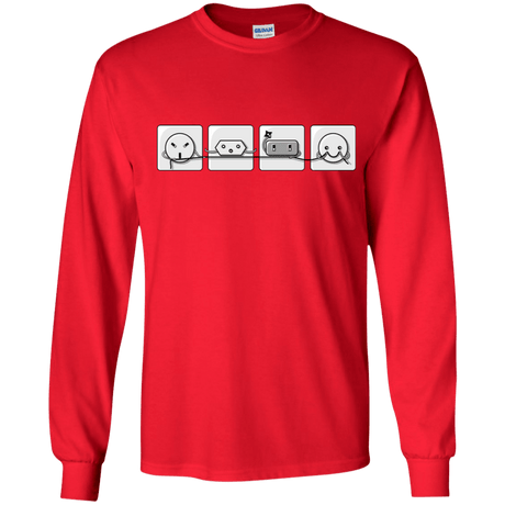 T-Shirts Red / YS Power Struggle Youth Long Sleeve T-Shirt