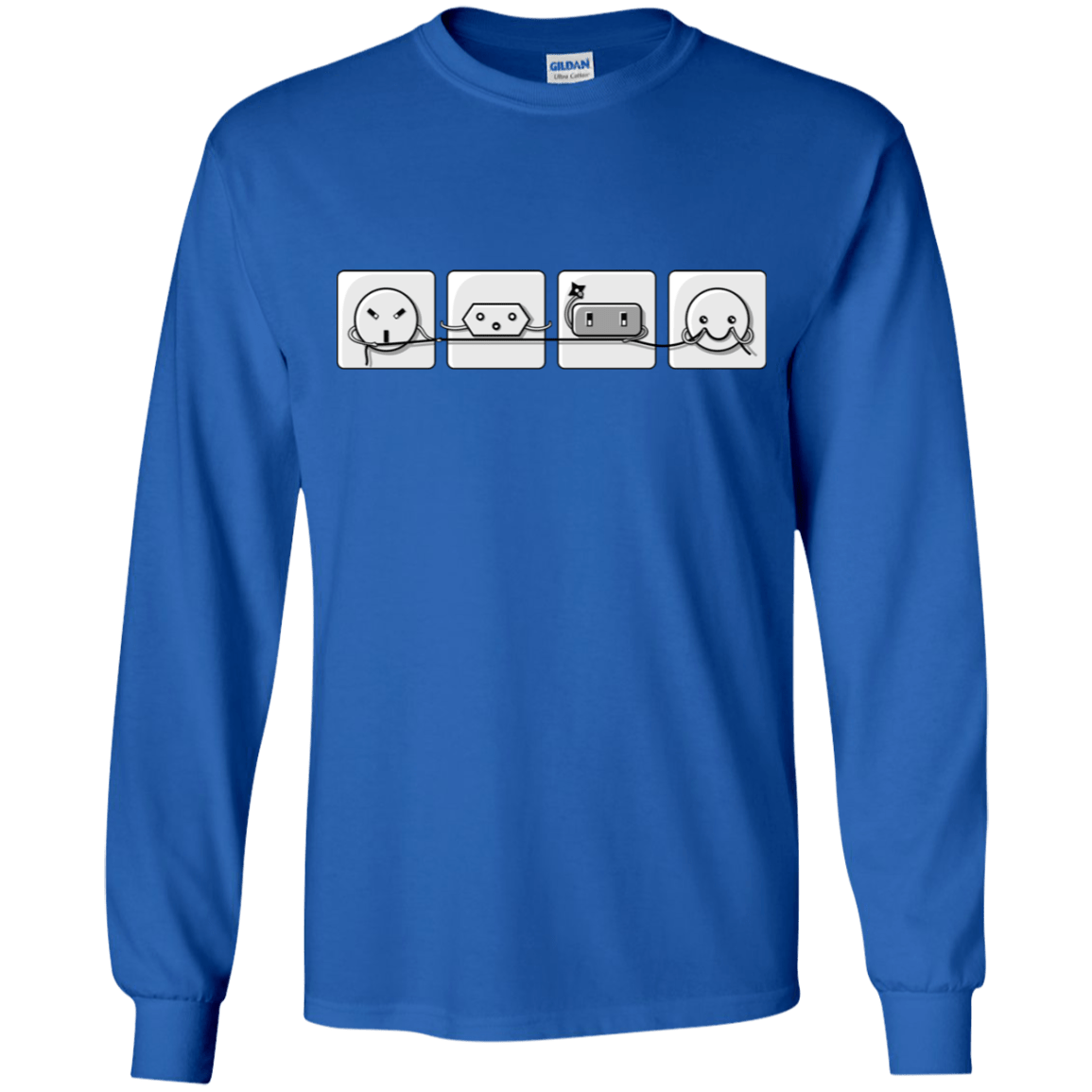 T-Shirts Royal / YS Power Struggle Youth Long Sleeve T-Shirt