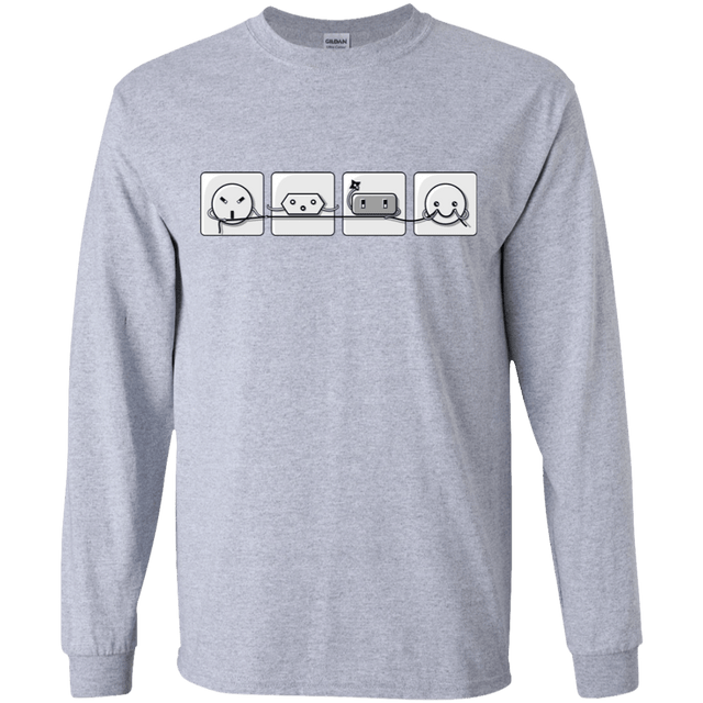 T-Shirts Sport Grey / YS Power Struggle Youth Long Sleeve T-Shirt