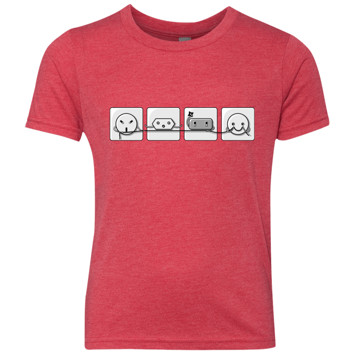 T-Shirts Vintage Red / YXS Power Struggle Youth Triblend T-Shirt