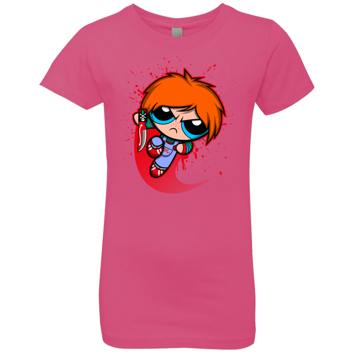 T-Shirts Hot Pink / YXS Powerchuck Toy Girls Premium T-Shirt