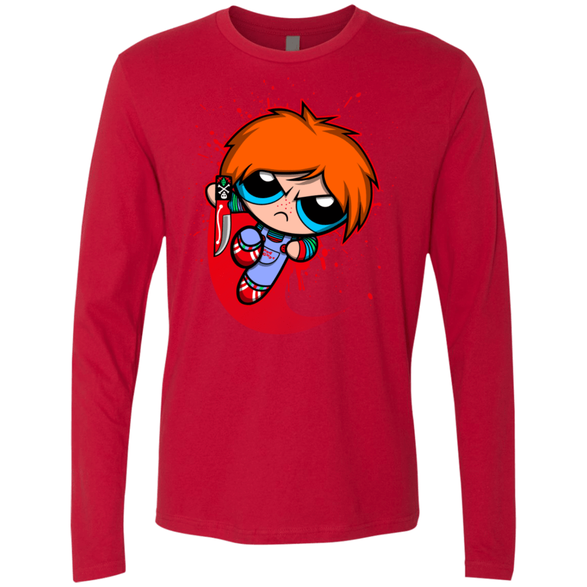 T-Shirts Red / S Powerchuck Toy Men's Premium Long Sleeve