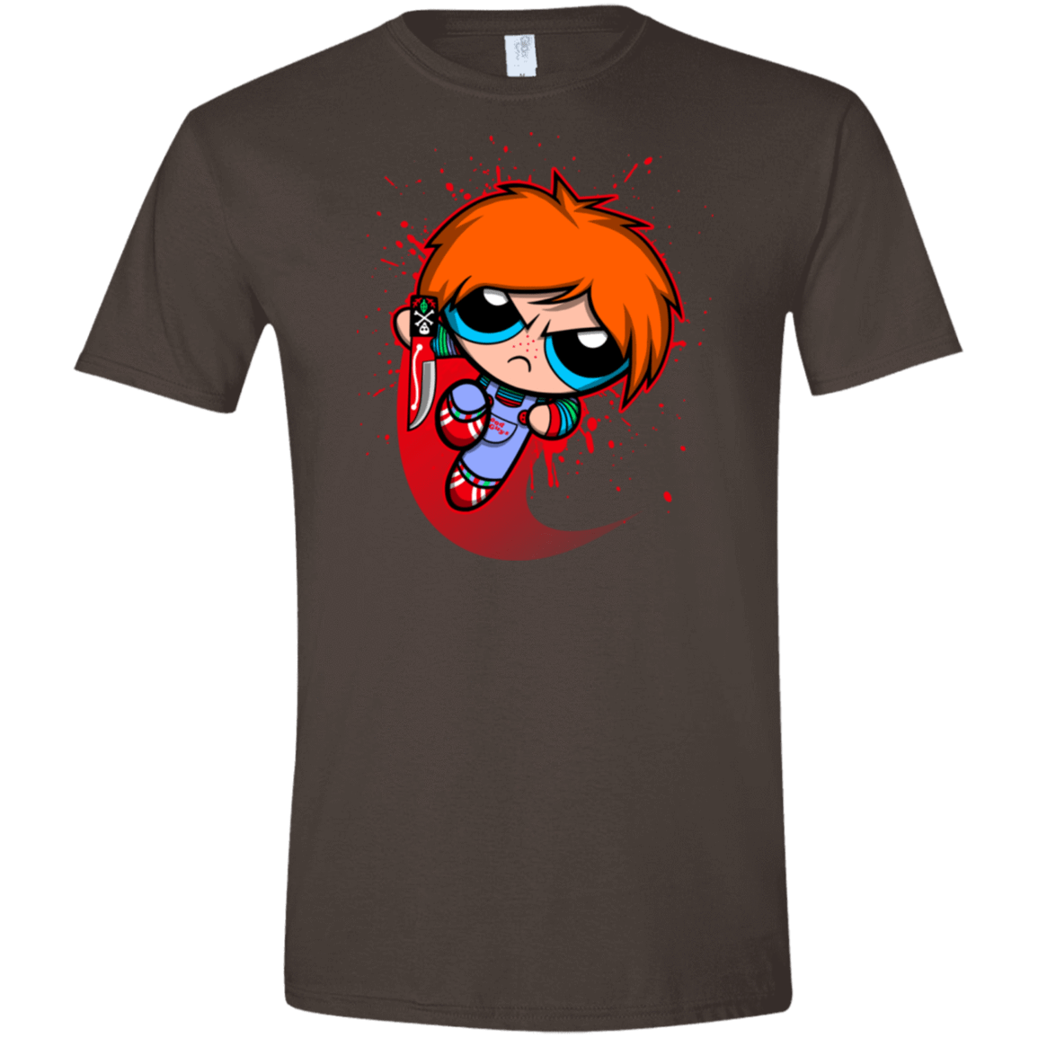 T-Shirts Dark Chocolate / S Powerchuck Toy Men's Semi-Fitted Softstyle