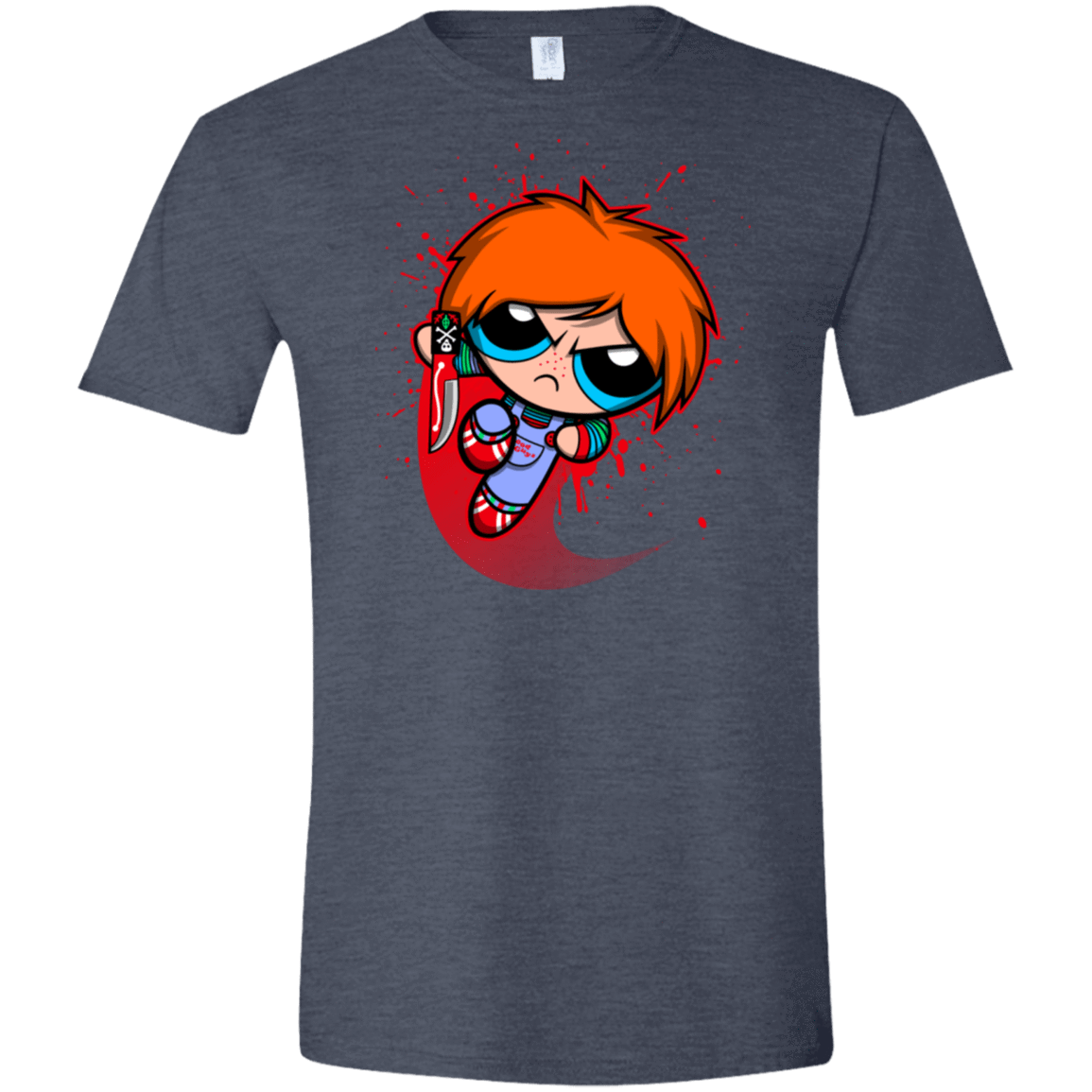 T-Shirts Heather Navy / S Powerchuck Toy Men's Semi-Fitted Softstyle