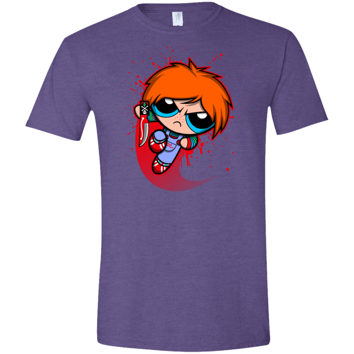 T-Shirts Heather Purple / S Powerchuck Toy Men's Semi-Fitted Softstyle