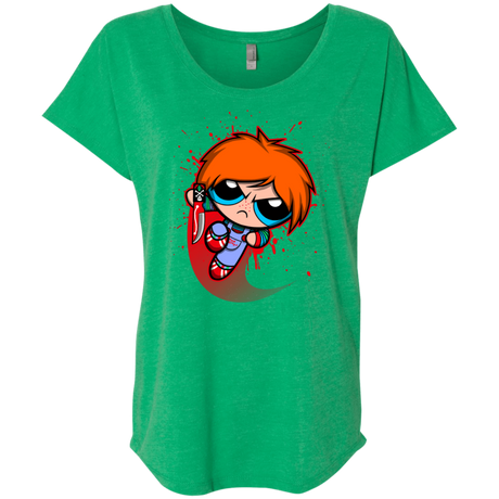 T-Shirts Envy / X-Small Powerchuck Toy Triblend Dolman Sleeve