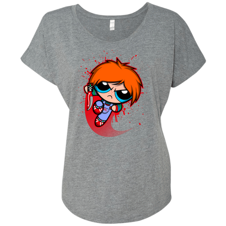 T-Shirts Premium Heather / X-Small Powerchuck Toy Triblend Dolman Sleeve