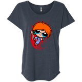 T-Shirts Vintage Navy / X-Small Powerchuck Toy Triblend Dolman Sleeve