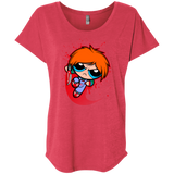 T-Shirts Vintage Red / X-Small Powerchuck Toy Triblend Dolman Sleeve