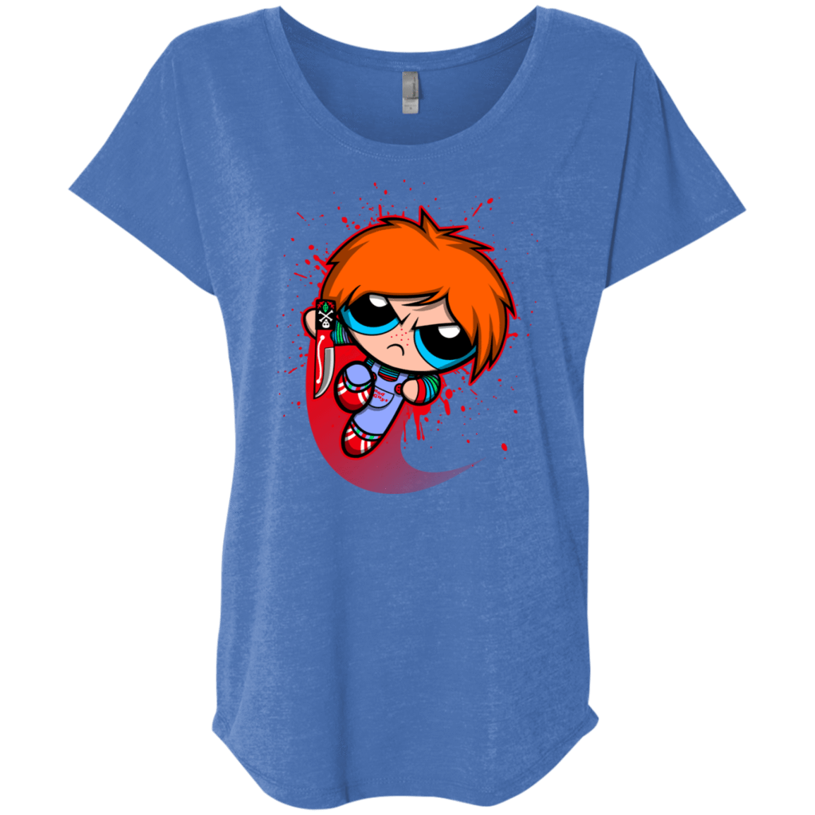 T-Shirts Vintage Royal / X-Small Powerchuck Toy Triblend Dolman Sleeve