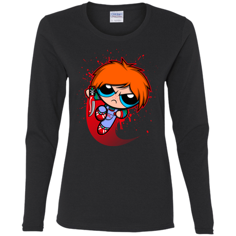 T-Shirts Black / S Powerchuck Toy Women's Long Sleeve T-Shirt