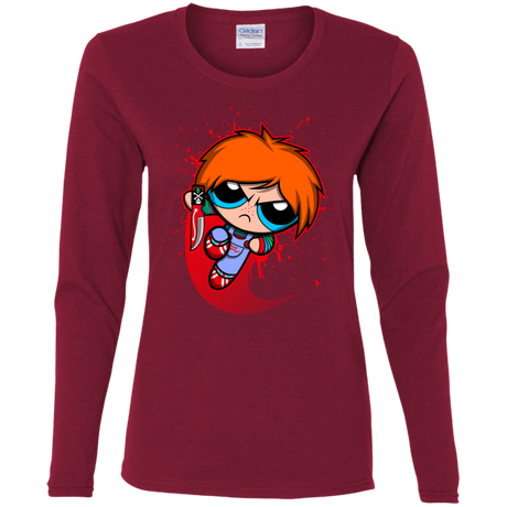 T-Shirts Cardinal / S Powerchuck Toy Women's Long Sleeve T-Shirt