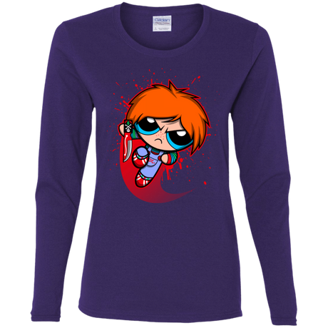 T-Shirts Purple / S Powerchuck Toy Women's Long Sleeve T-Shirt