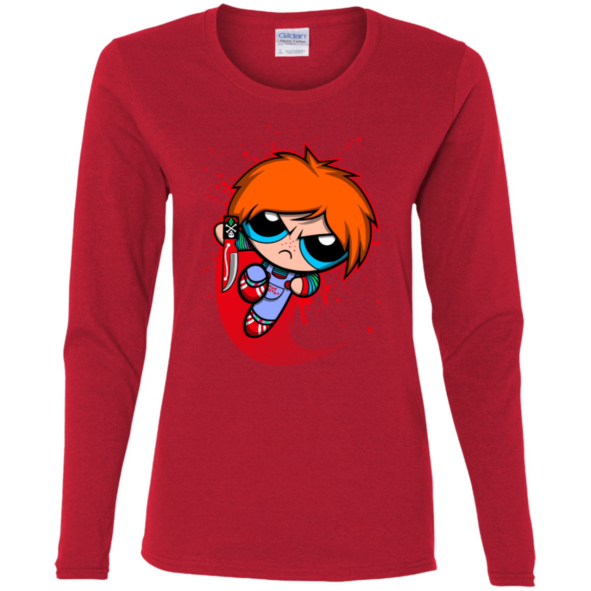 T-Shirts Red / S Powerchuck Toy Women's Long Sleeve T-Shirt