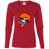 T-Shirts Red / S Powerchuck Toy Women's Long Sleeve T-Shirt