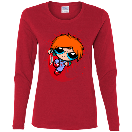 T-Shirts Red / S Powerchuck Toy Women's Long Sleeve T-Shirt