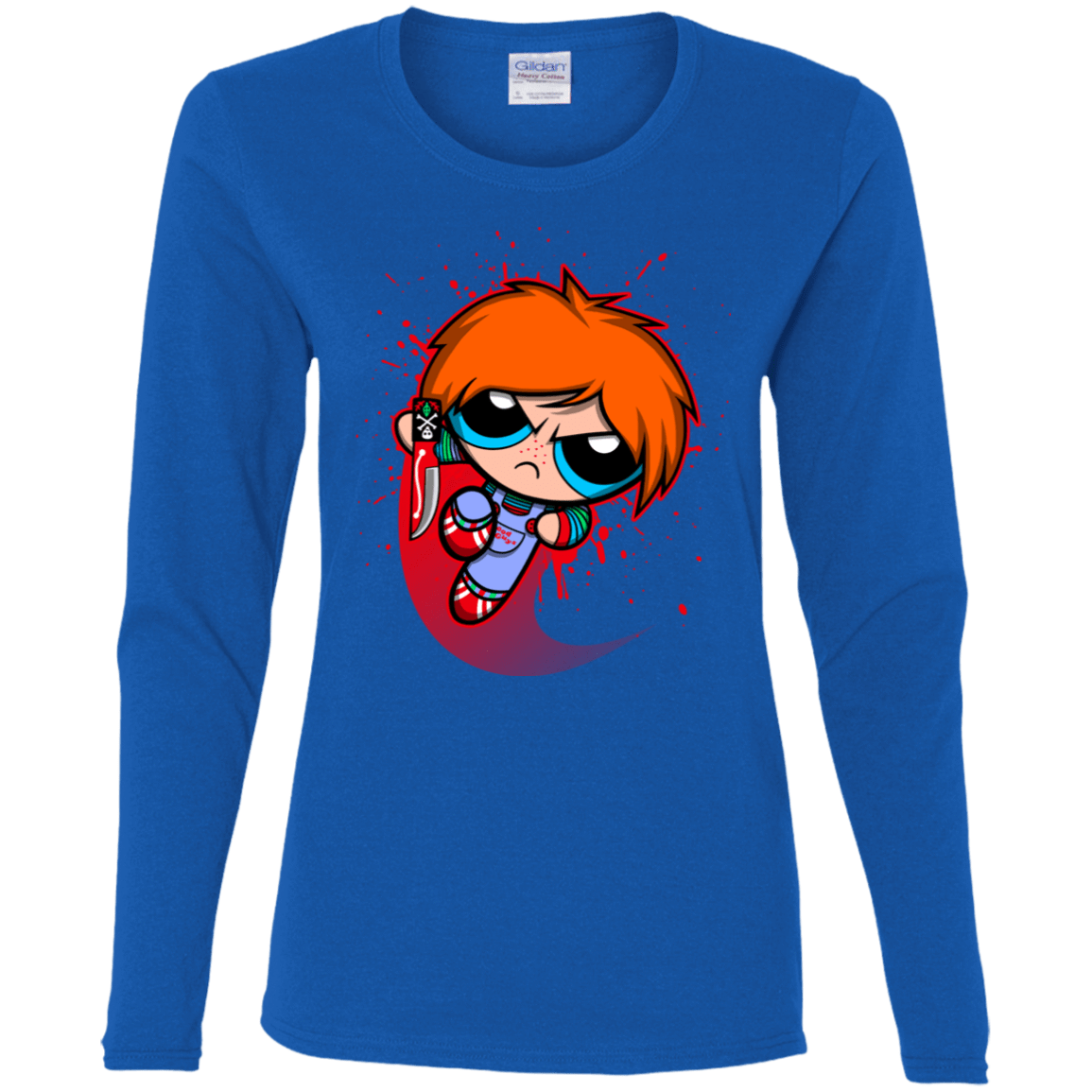 T-Shirts Royal / S Powerchuck Toy Women's Long Sleeve T-Shirt