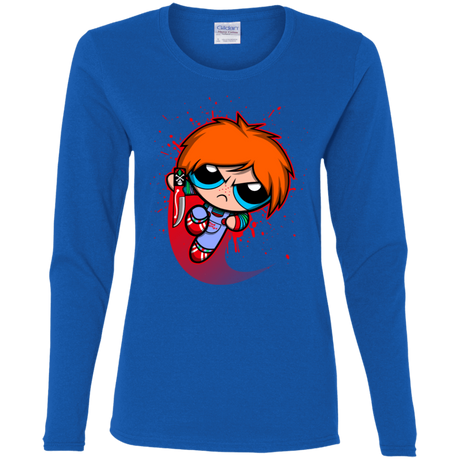 T-Shirts Royal / S Powerchuck Toy Women's Long Sleeve T-Shirt