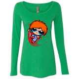 T-Shirts Envy / S Powerchuck Toy Women's Triblend Long Sleeve Shirt