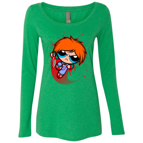 T-Shirts Envy / S Powerchuck Toy Women's Triblend Long Sleeve Shirt