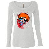 T-Shirts Heather White / S Powerchuck Toy Women's Triblend Long Sleeve Shirt