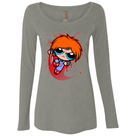 T-Shirts Venetian Grey / S Powerchuck Toy Women's Triblend Long Sleeve Shirt