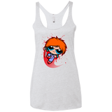 T-Shirts Heather White / X-Small Powerchuck Toy Women's Triblend Racerback Tank