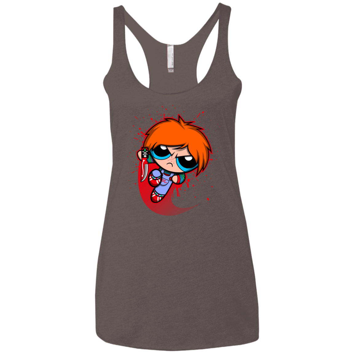 T-Shirts Macchiato / X-Small Powerchuck Toy Women's Triblend Racerback Tank