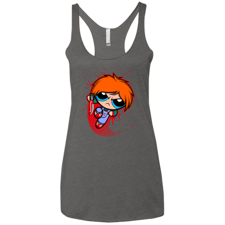 T-Shirts Premium Heather / X-Small Powerchuck Toy Women's Triblend Racerback Tank