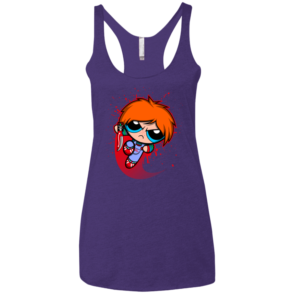 T-Shirts Purple Rush / X-Small Powerchuck Toy Women's Triblend Racerback Tank
