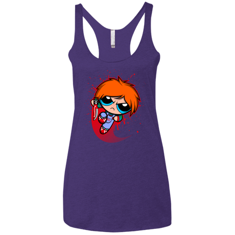 T-Shirts Purple Rush / X-Small Powerchuck Toy Women's Triblend Racerback Tank