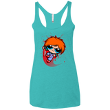 T-Shirts Tahiti Blue / X-Small Powerchuck Toy Women's Triblend Racerback Tank