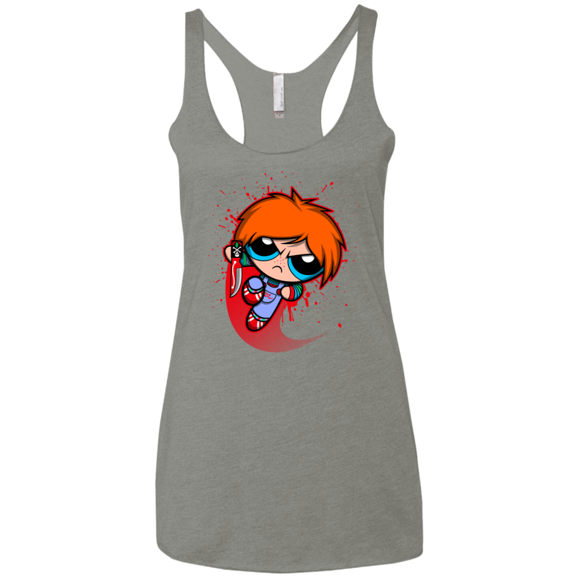 T-Shirts Venetian Grey / X-Small Powerchuck Toy Women's Triblend Racerback Tank