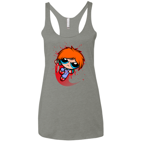 T-Shirts Venetian Grey / X-Small Powerchuck Toy Women's Triblend Racerback Tank