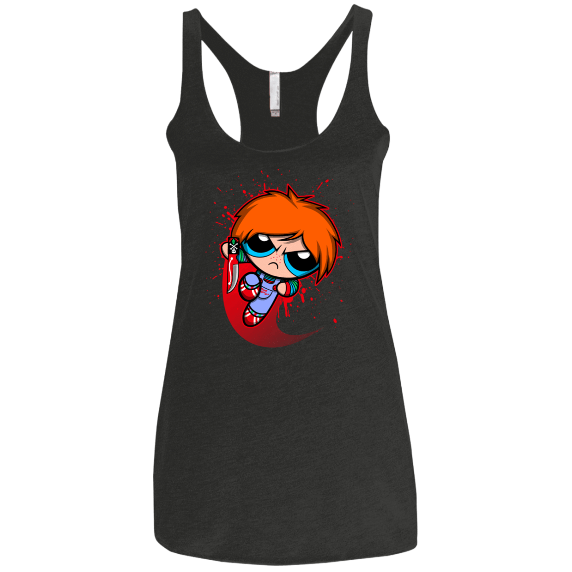 T-Shirts Vintage Black / X-Small Powerchuck Toy Women's Triblend Racerback Tank