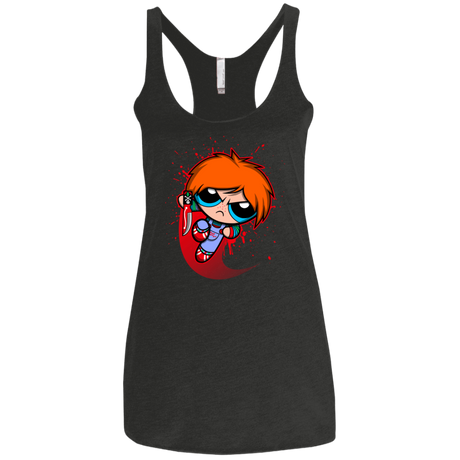 T-Shirts Vintage Black / X-Small Powerchuck Toy Women's Triblend Racerback Tank