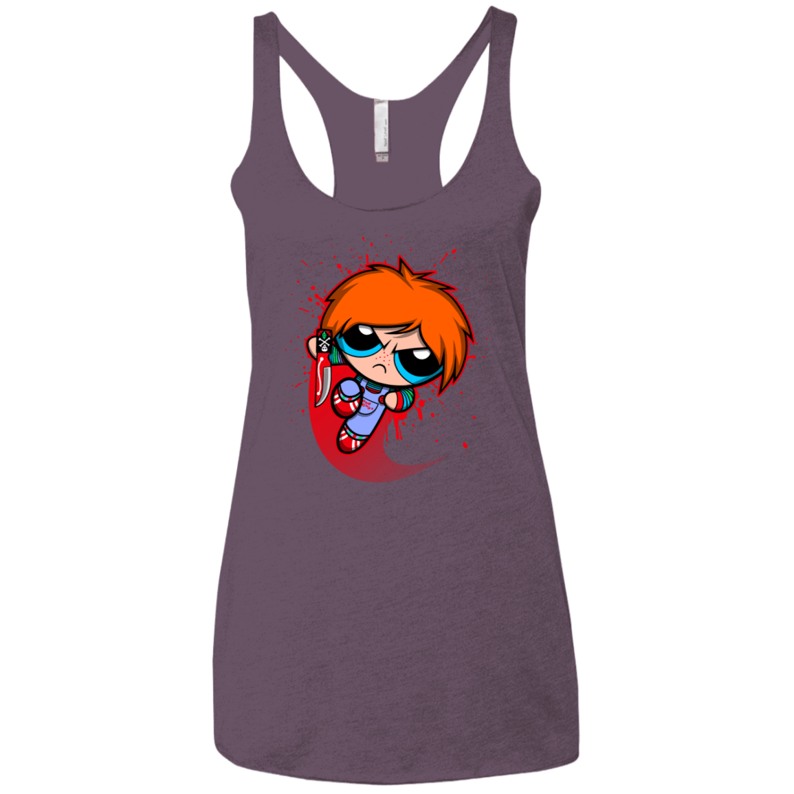 T-Shirts Vintage Purple / X-Small Powerchuck Toy Women's Triblend Racerback Tank