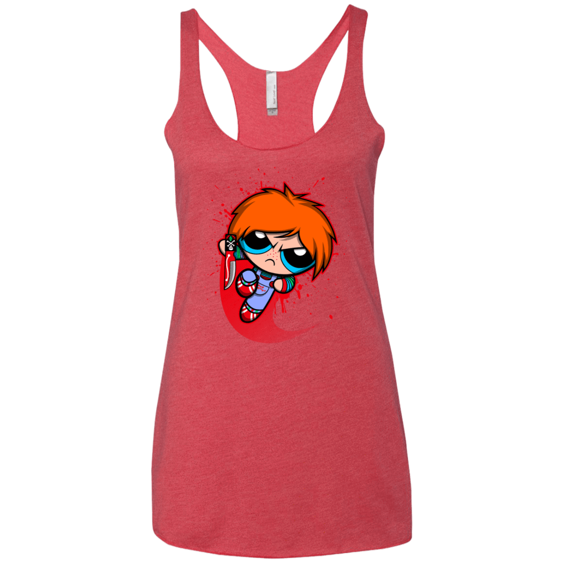 T-Shirts Vintage Red / X-Small Powerchuck Toy Women's Triblend Racerback Tank
