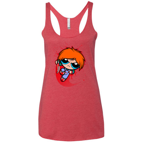 T-Shirts Vintage Red / X-Small Powerchuck Toy Women's Triblend Racerback Tank