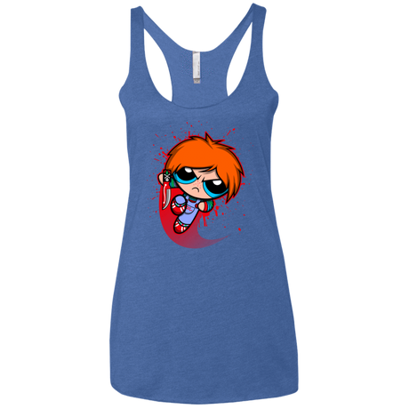 T-Shirts Vintage Royal / X-Small Powerchuck Toy Women's Triblend Racerback Tank