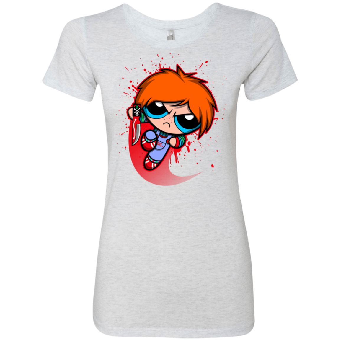 T-Shirts Heather White / S Powerchuck Toy Women's Triblend T-Shirt