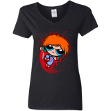 T-Shirts Black / S Powerchuck Toy Women's V-Neck T-Shirt