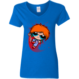 T-Shirts Royal / S Powerchuck Toy Women's V-Neck T-Shirt