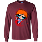 T-Shirts Maroon / YS Powerchuck Toy Youth Long Sleeve T-Shirt